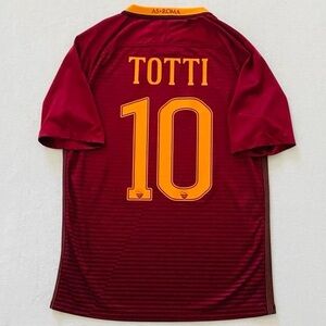 AS Roma Totti 2016 17 home jersey